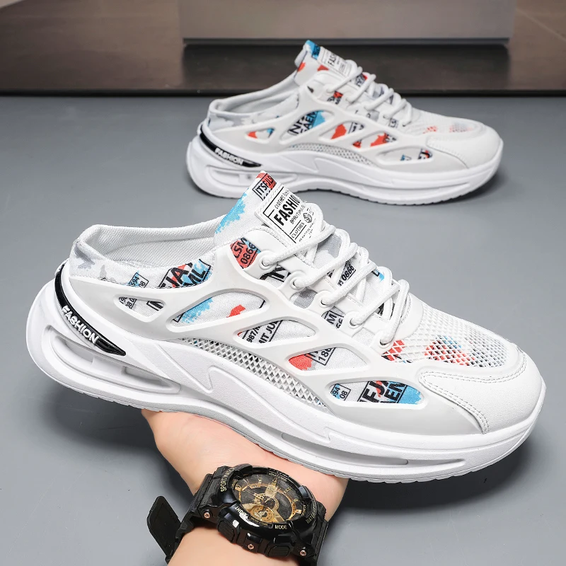 CYYTL Summer Shoes For Men Casual Sneakers Outdoor Tennis Slippers Platform Slip On Loafers Fashion Sport Luxury Designer Hiking