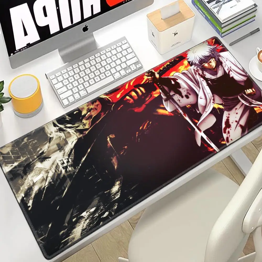 

Anime GINTAMA Mousepad Large Gaming Mouse Pad LockEdge Thickened Computer Keyboard Table Desk Mat