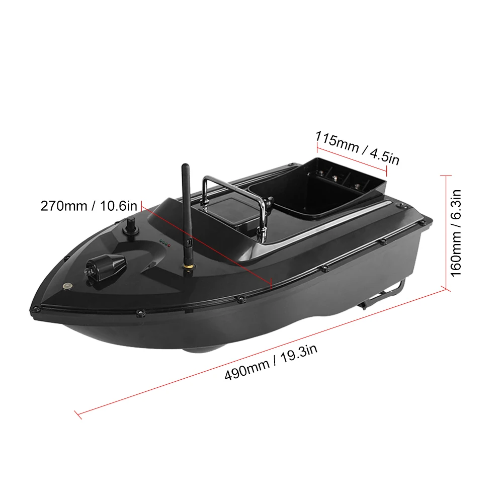 Bait Boat 500M Wireless Remote Control Fishing Bait Boat Fishing Feeder Ship Fishing Equipment 1.5KG Load Carp Initiator Boats