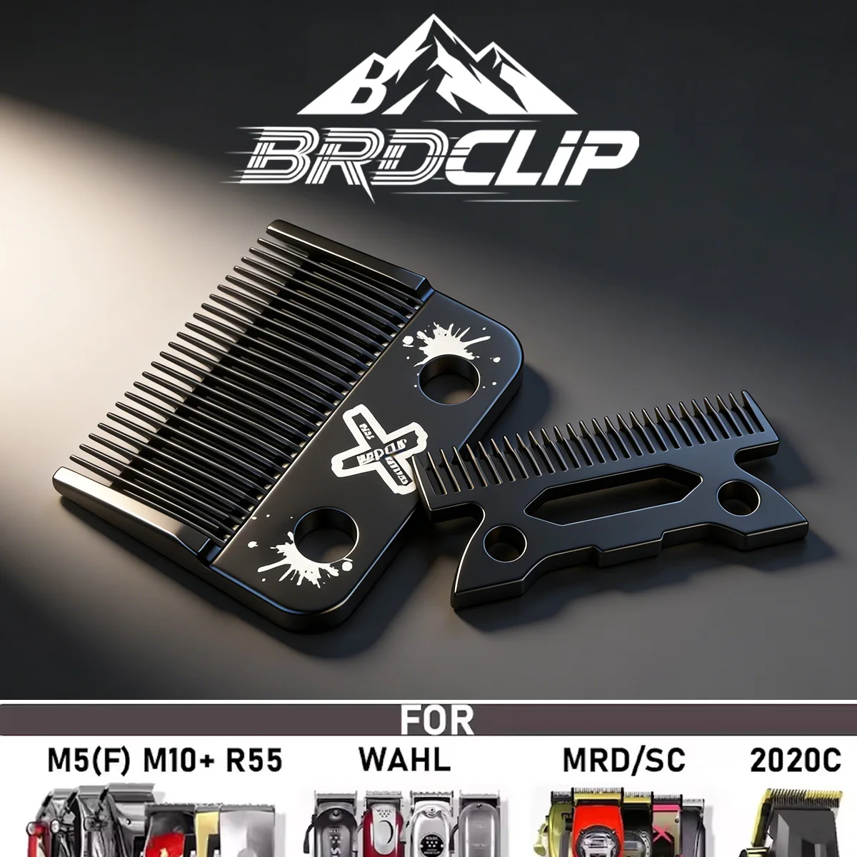 

Сменные керамические лезвия BRDCLIP 808C из высокоуглеродистой стали с теплоотводом для профессиональных машинок для стрижки MRD R55