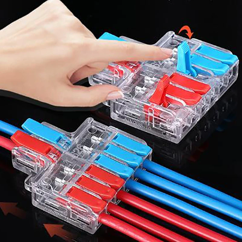 1 Piece Quick Splitter 2 In 4/6 Out Wire Connector Universal Wiring Cable Connector