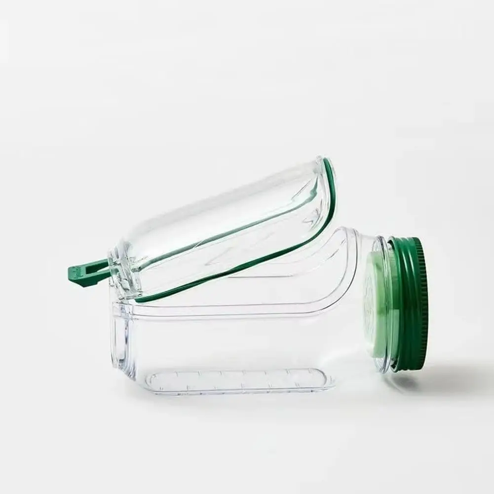 

Salad Pod, Vertical Layering Salad Pod Built Plastic Salad Storage Jar, Food-grade BPA-free, Sealed Leak-proof, Transparent Jar