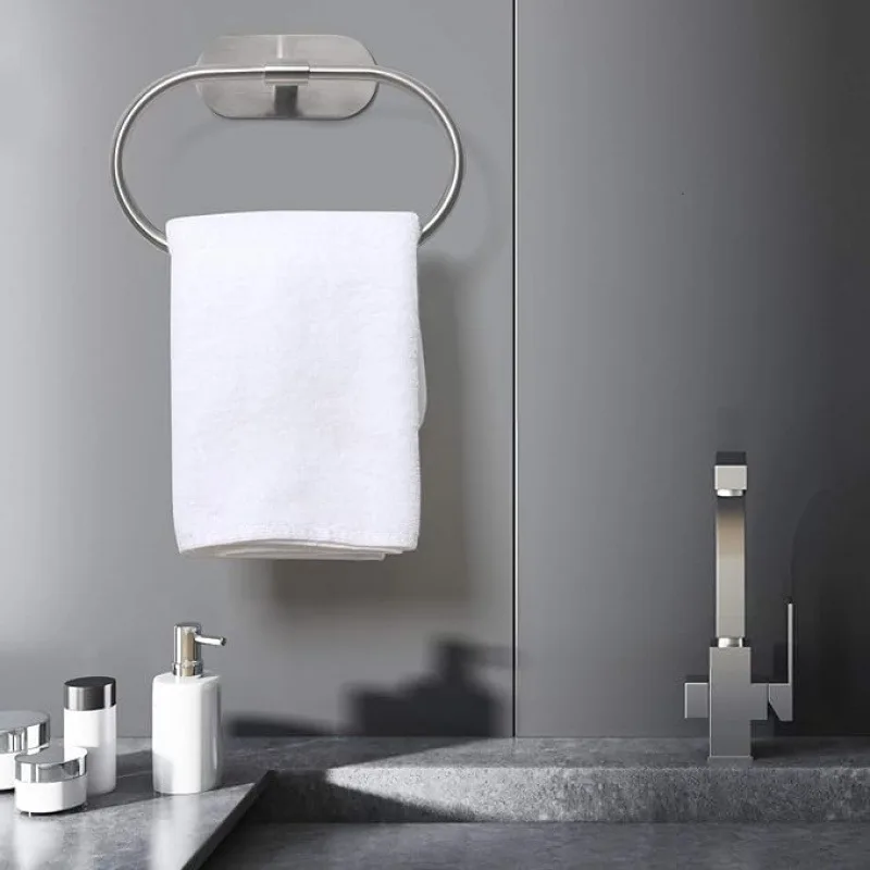 

Белая минималистичная полка для полотенец без сверления, для ванной комнаты, 180 см ° Поворотный кронштейн для ванной комнаты
