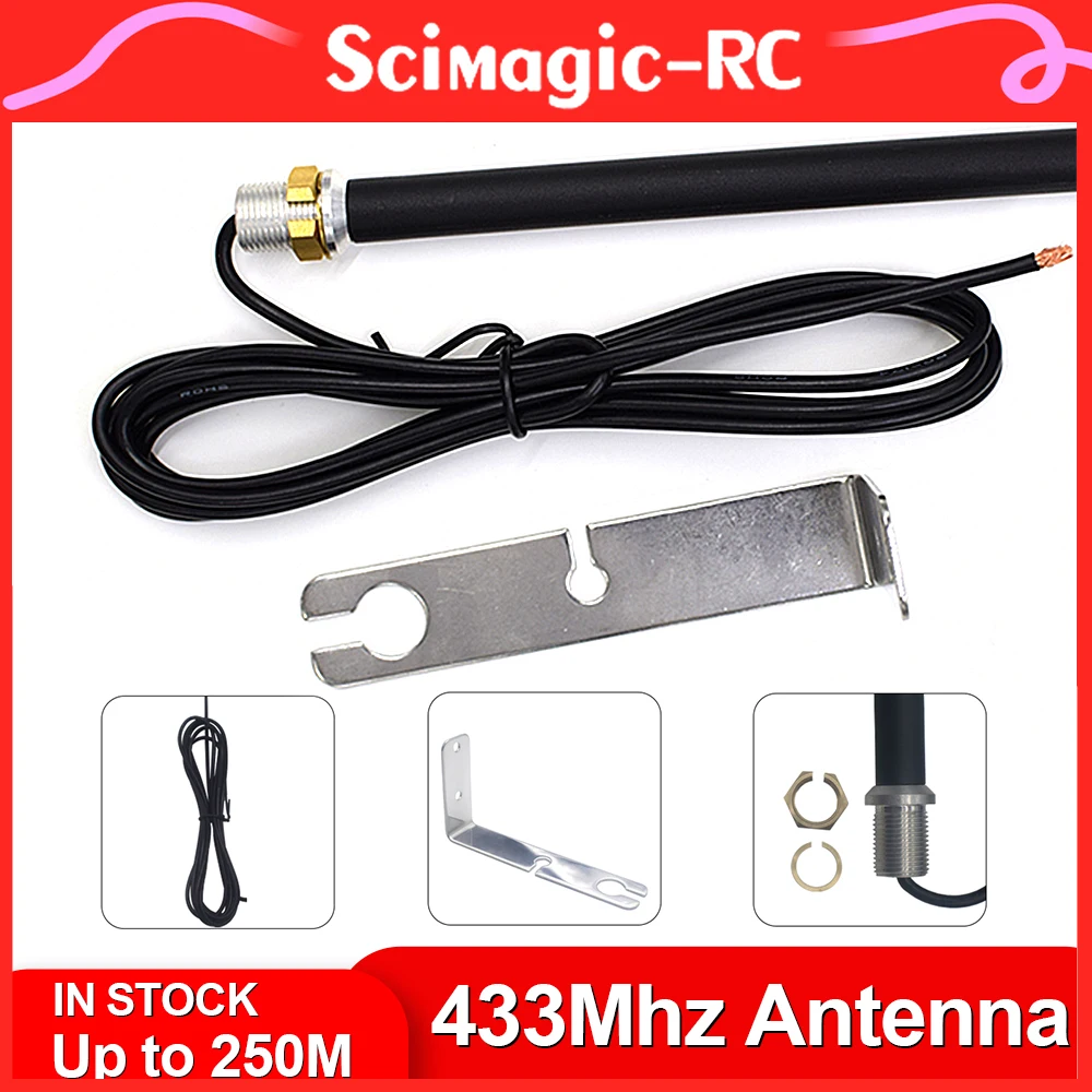 Imagem -02 - Controle Remoto Automático para Garagem Antena ao ar Livre Trabalhar com Controle de Portão Garagem Comando Controle Remoto 433mhz 433.92mhz