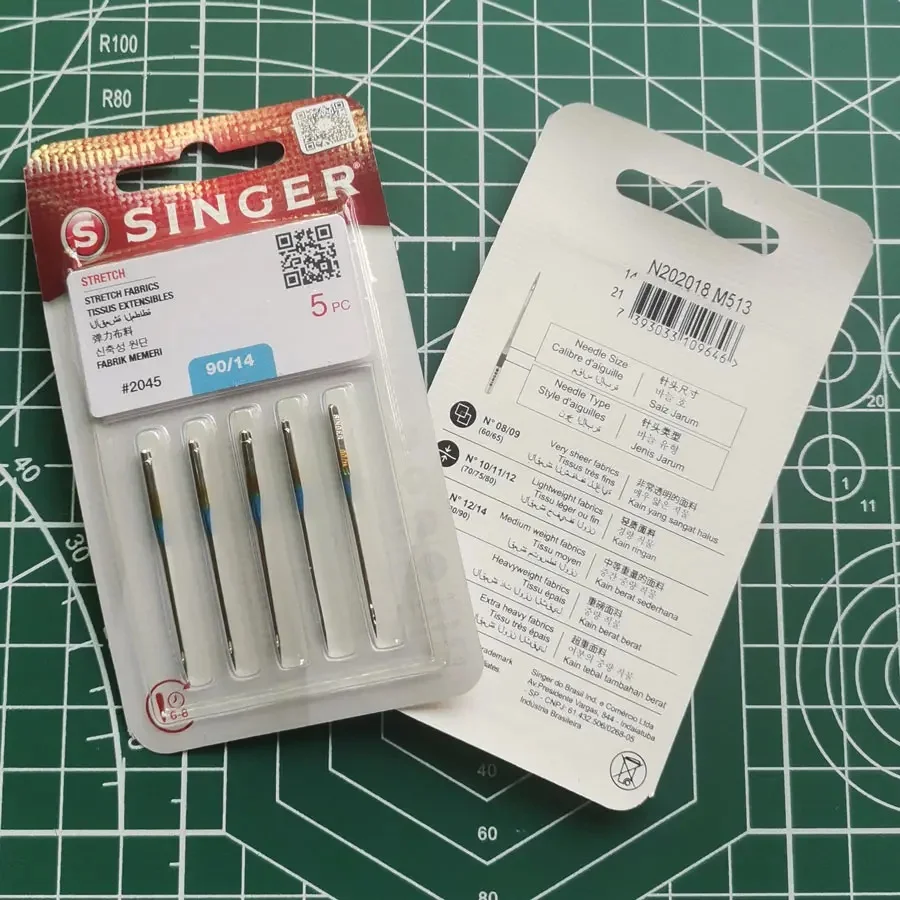 5pcs/Pack SINGER Sewing Machine Needles HA Versions DIY Sewing Accessories for Heavy Duty Promise Brother Janome JUKI