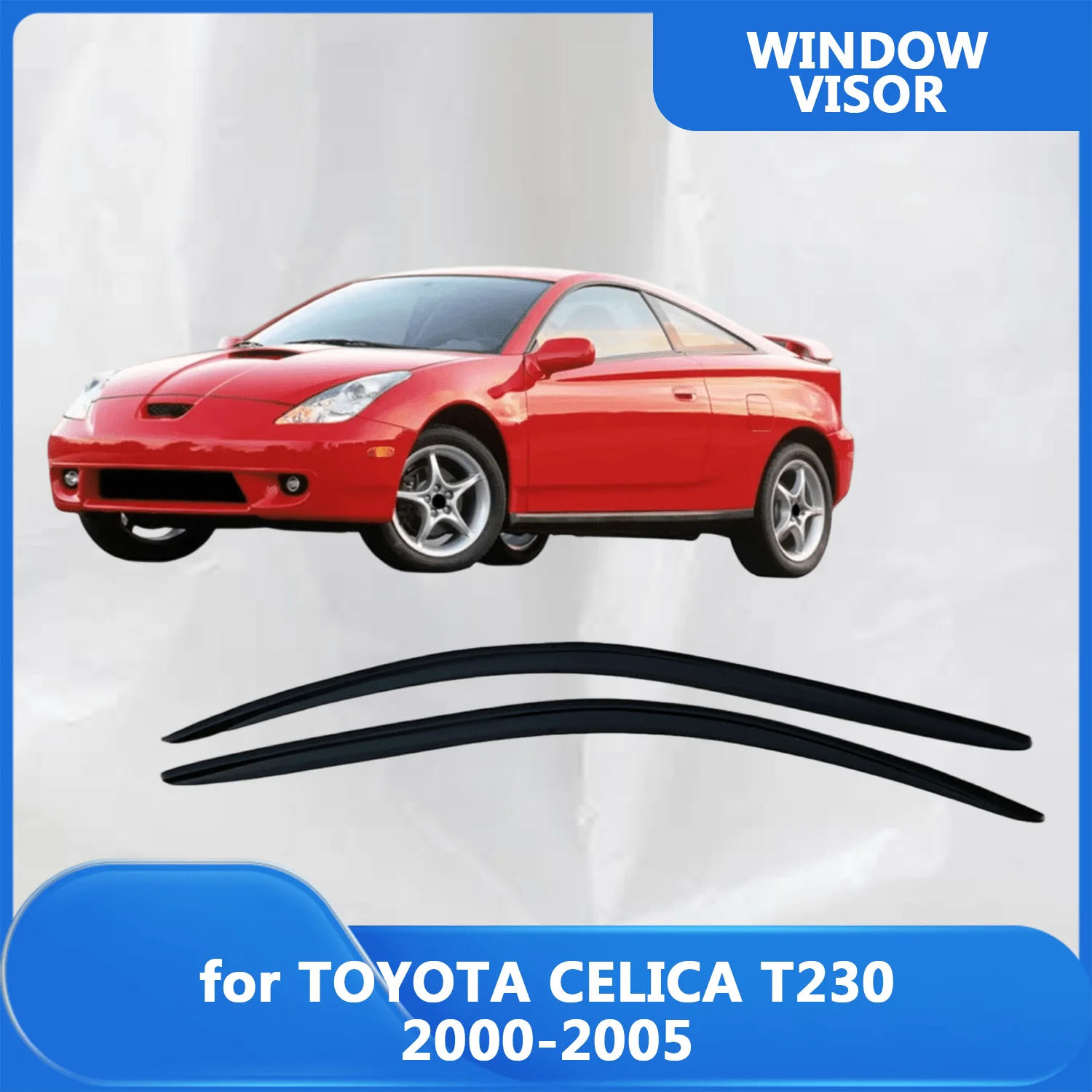 

Window Visor for TOYOTA CELICA T230 2000 2001 2002 2003 2004 2005 Wind Deflectors Rain Guards Door Visor Vent