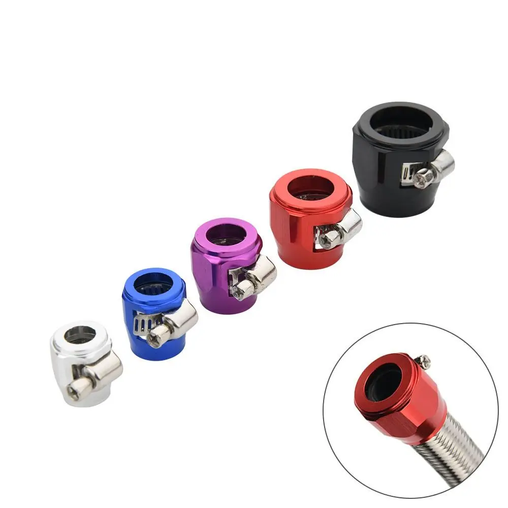 

AN4 AN6 AN8 AN10 AN12 Fuel Line Clamp Universal Car Modification Accessories Fuel Pipe Clip Oil Pipe Holder Radiator Modified