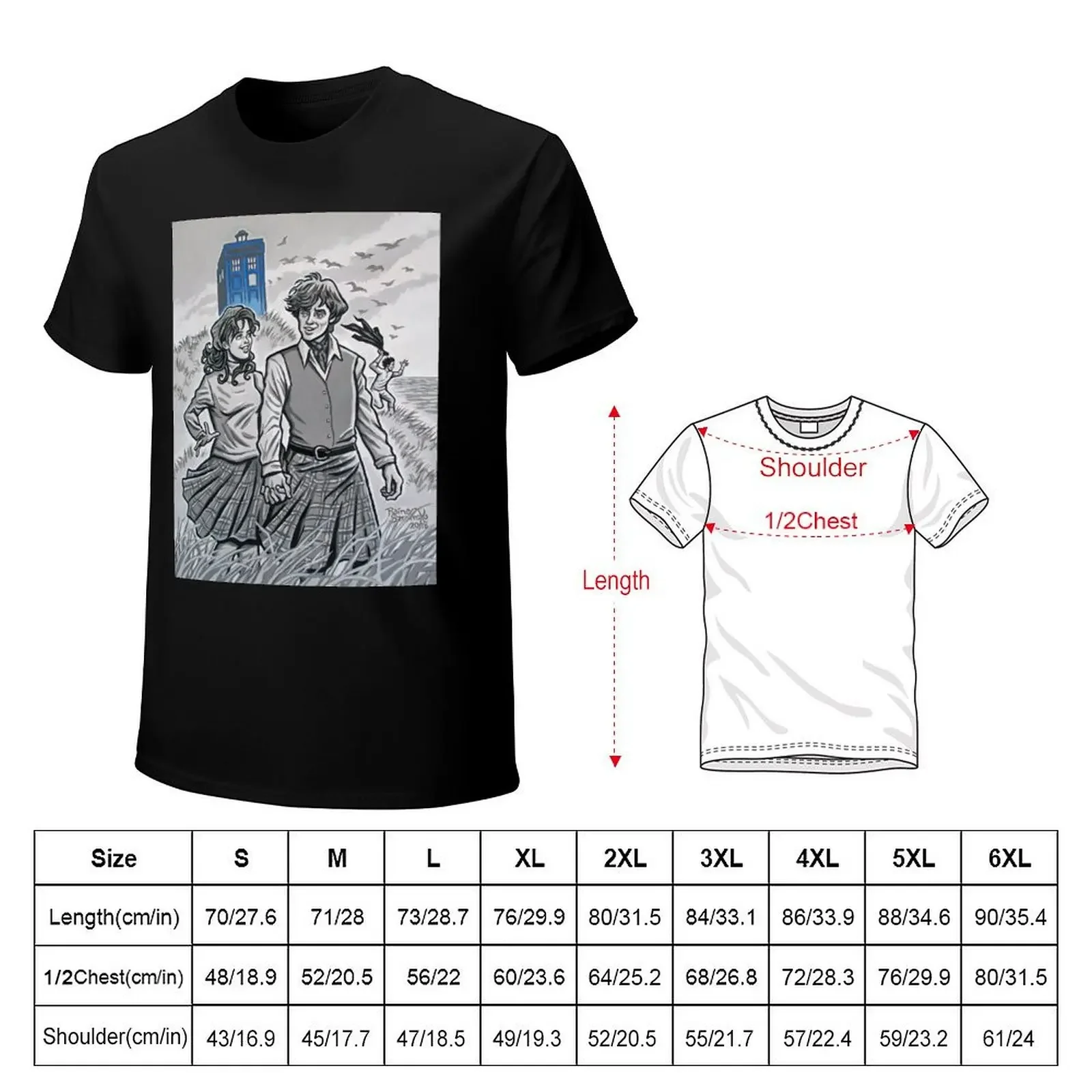 Jamie and Victoria T-Shirt Blouse blanks tee shirts for men