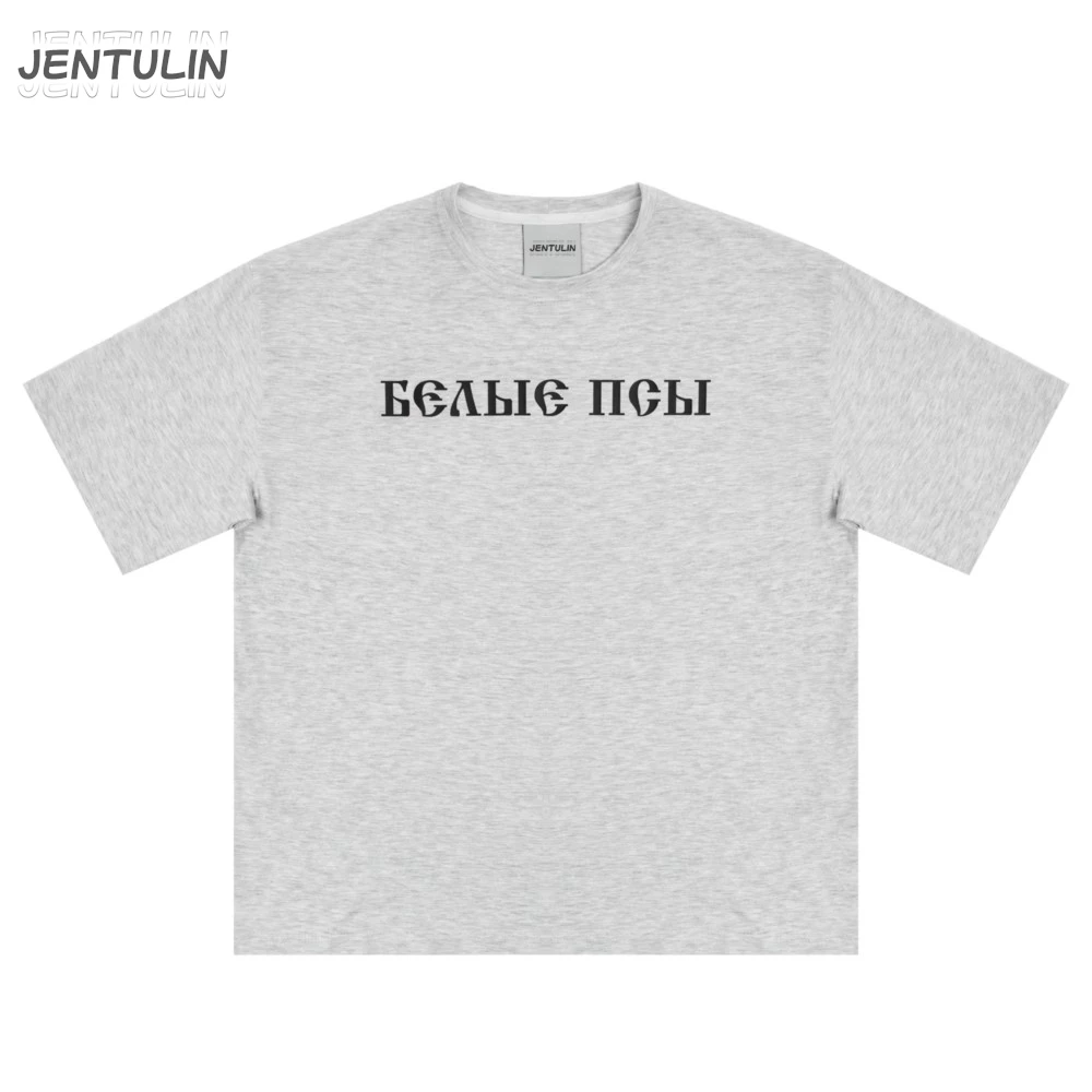 

Harajuku Oversized Streetwear Men Tshirt БЕЛЫЕ ПСЫ Letter Graphic Print Clothing Hip Hop Korean Cotton Short Sleeve Top Goth Y2k