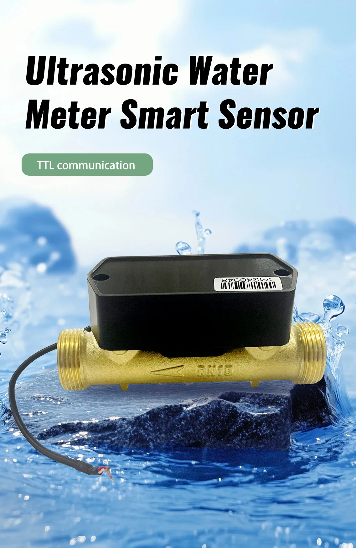 Tai'an Xinhaitai Messing Ultraschall Intelligenter Wasserzähler Durchflussmessschema