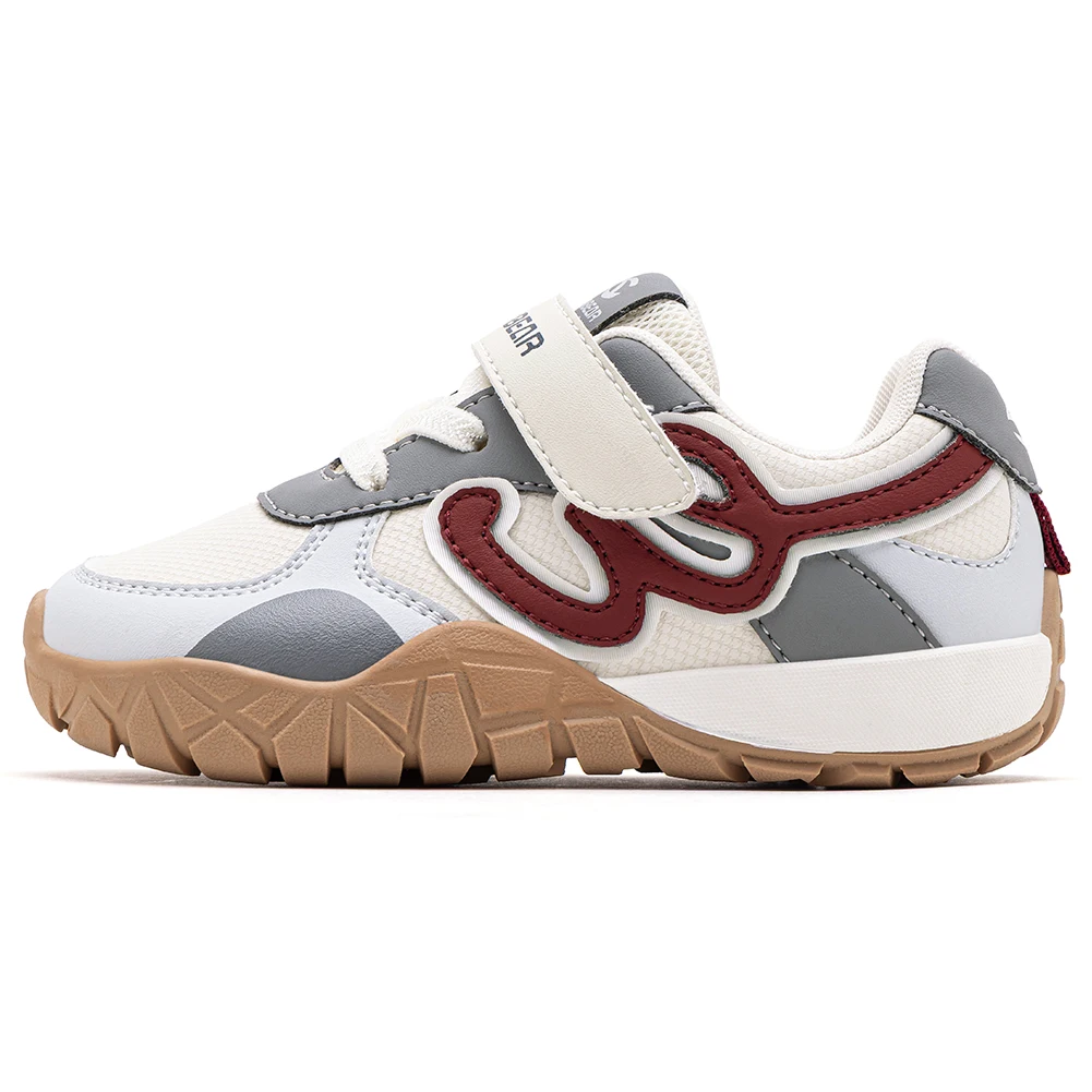 HOBIBEAR Kinder-Sneaker mit breiter Zehenbox, Kleinkind-Sneaker mit Klettverschluss, atmungsaktive Wanderschuhe, rutschfeste, leichte, sportliche Outdoor-Sneaker – Detail 4