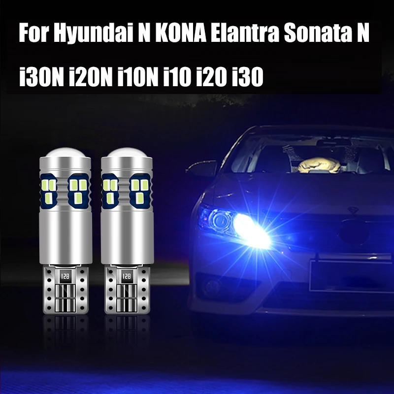 For Hyundai N KONA Elantra Sonata N i30N i20N i10N i10 i20 i30 2020 2021 2022 2023 2024 2025 Car LED Parking Lights Accessories