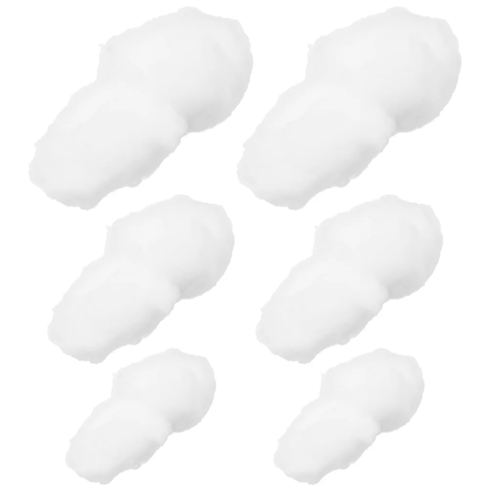 

6Pcs Artificial Cloud Props Simulated Hanging Cloud Decor for Nursery Room Wedding Party Ceiling Decorations Clouds for Ceiling