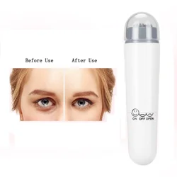 Mini massageador anti-rugas para os olhos, vibração facial elétrica de 4 cabeças, massagem facial fina, reafirmante Eye Care Tool, novo