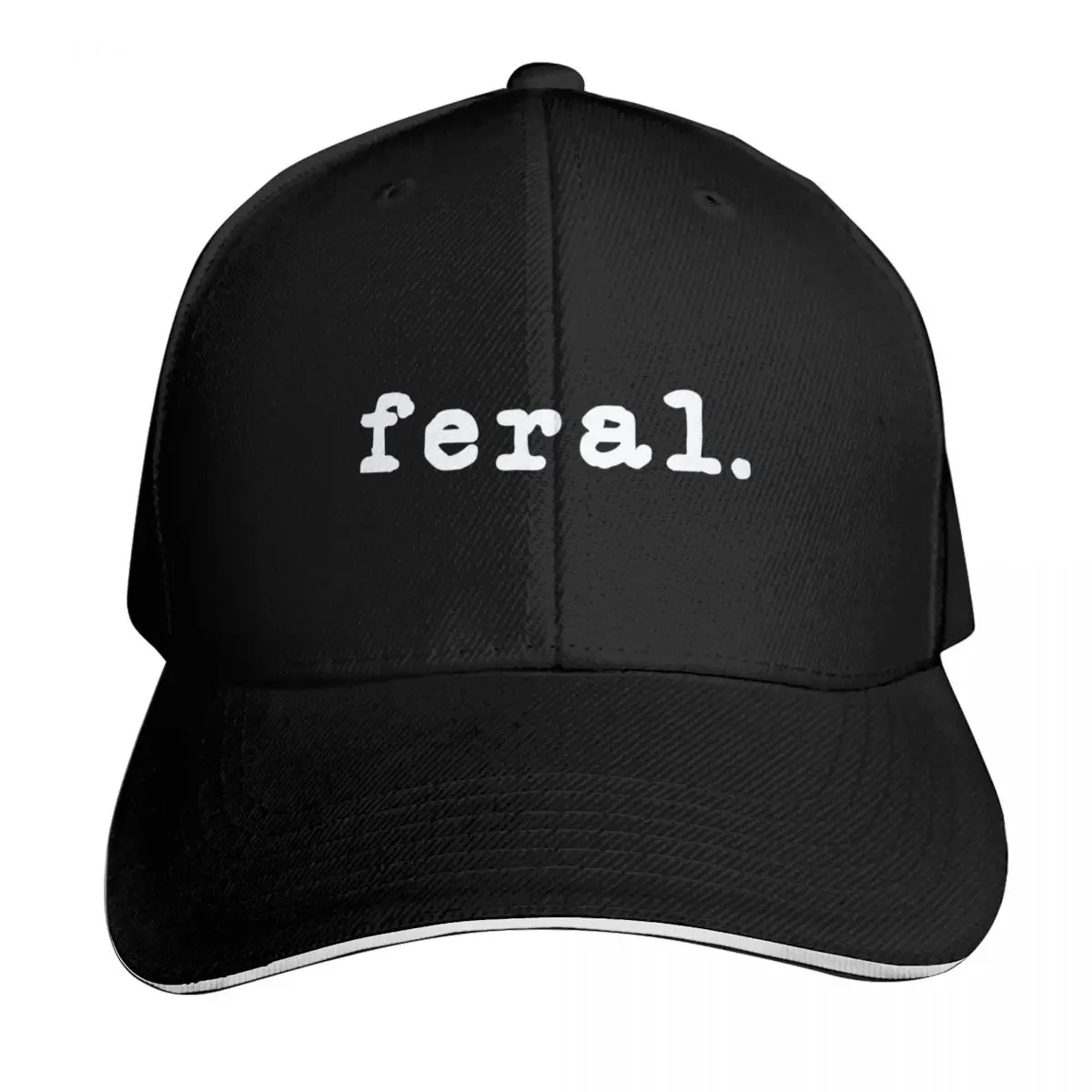

Feral Human Baseball Cap hats for men Trucker Hat Icon Boy Women's