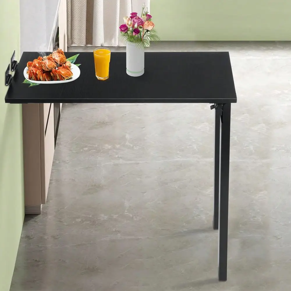

Mounted Folding Table, Folding Dining Table, Folding Laptop Desk 29.5215.7529.13in, Fold Down Wall Floating Desk For Small Spac
