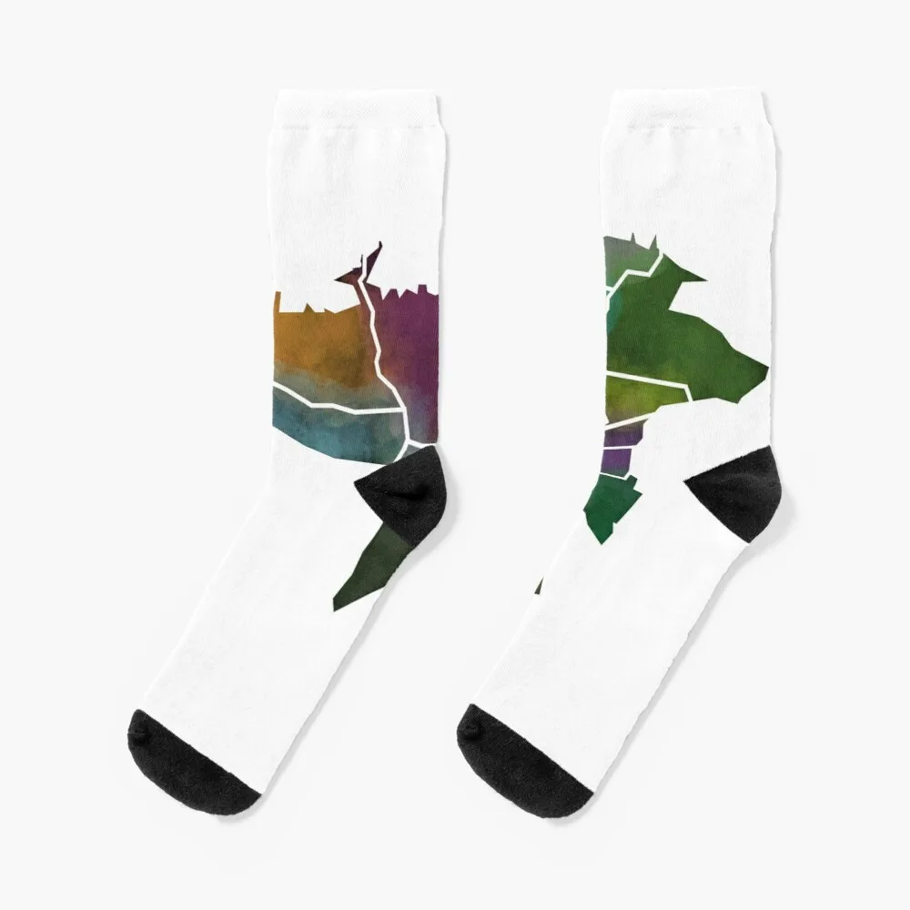 

Tehran Map Socks Funny Socks Woman Winter Man Sock