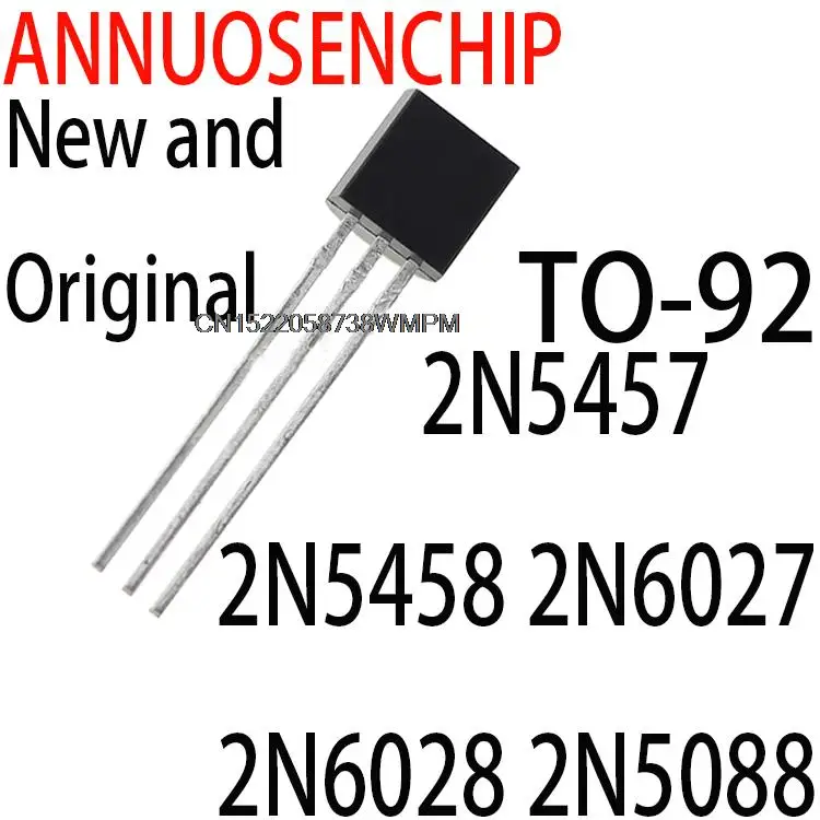 10PCS/lot New and Original TO-92 2N4401 2N5089 2N5088 2N5087 2N4400 2N5457 2N5458 2N6027 2N6028 2N5088 2N5485 2N5484 2N5771