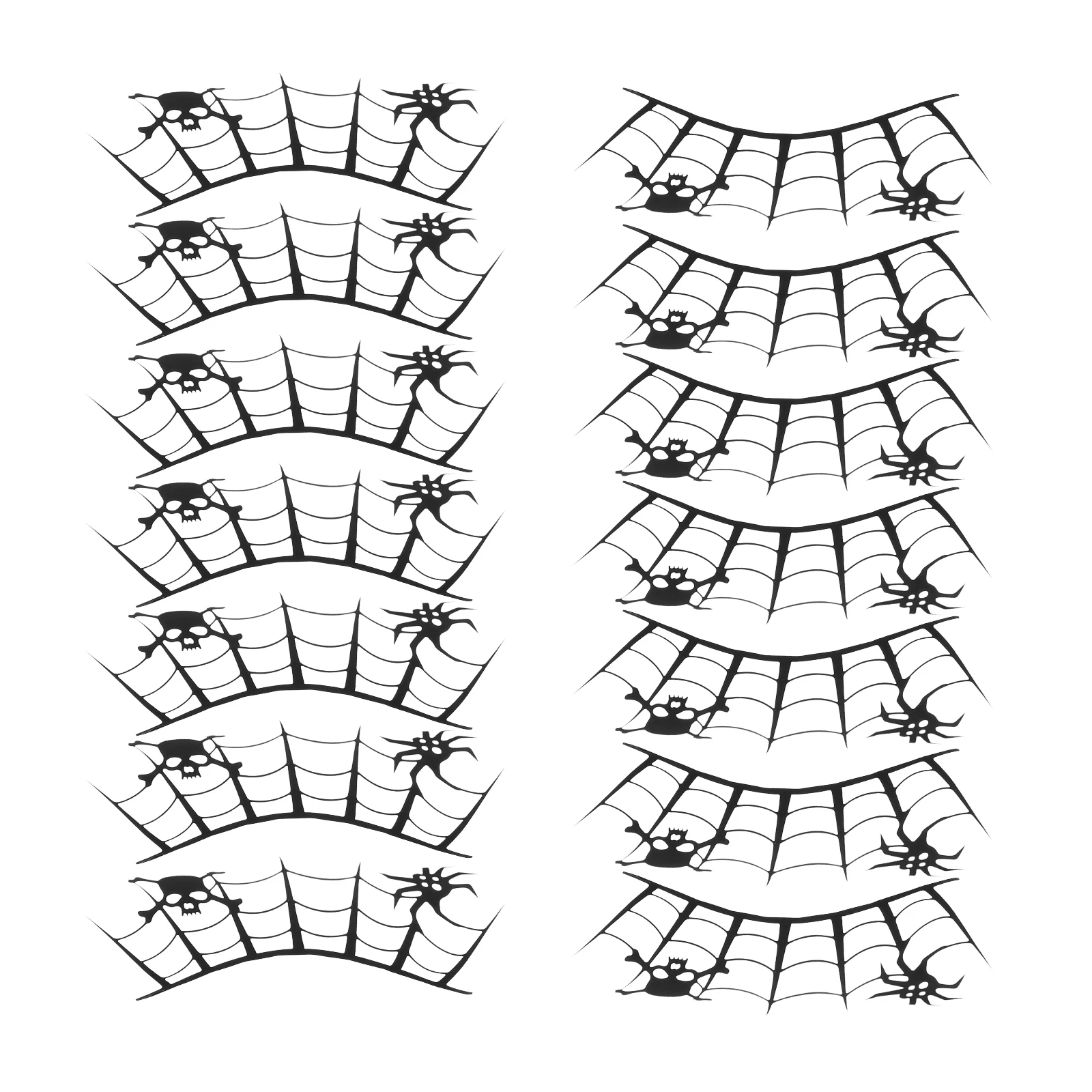 

7 Pairs Props Female Eyelashes for Holiday Decoration Woman Halloween Fiber Cosplay