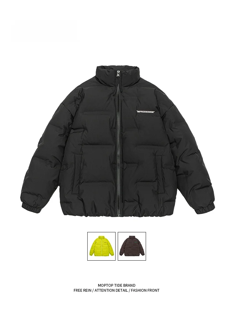 

MMOPTOP Men's Stand Collar down Jaet Thi Warm Couples Matching Color Winter Outerwear Heat Retention Thermal