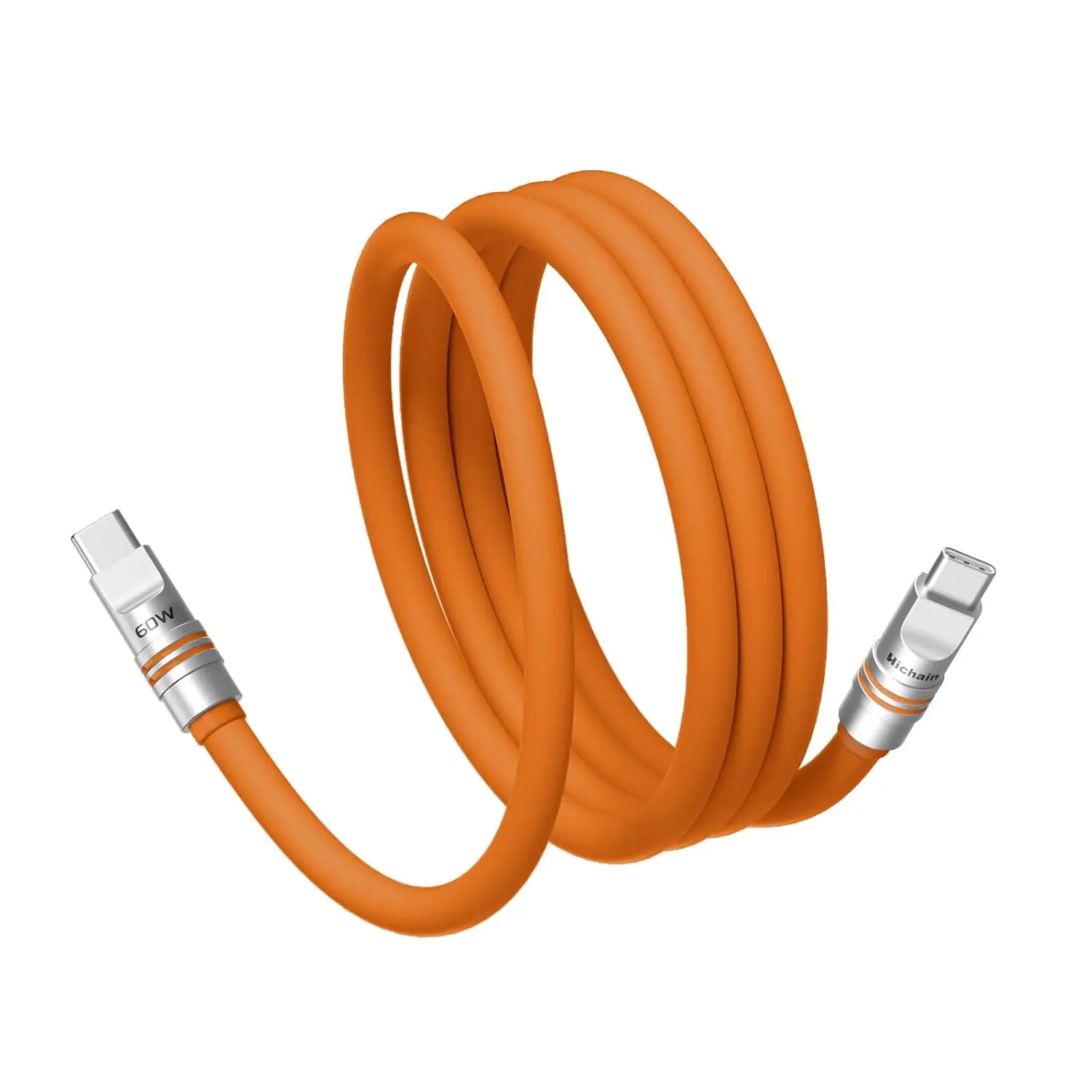 Kabel Hichain PD60W USB C DO C Szybkie Ładowanie Do Iphone Laptopów Tabletów 1.2M/2M Do Samsunga Do Xiaomi Do Huawei Kabel Ładujący — zdjęcie produktu 7