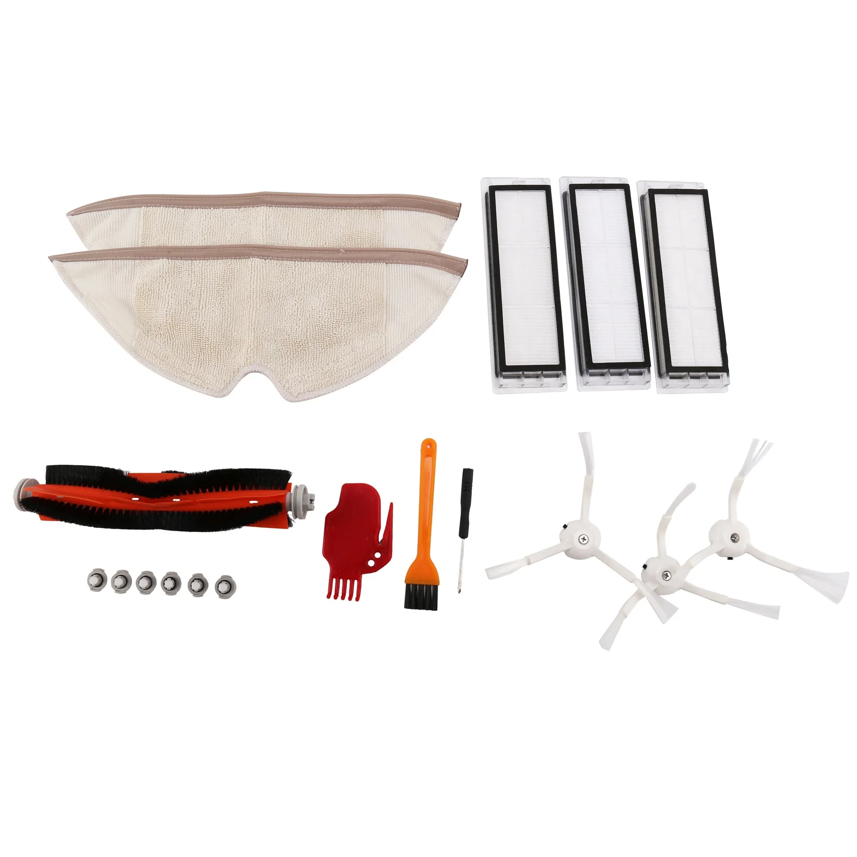 Accessories Kit For Xiaomi Mi Robot Roborock S50 S51 Xiaomi Mijia Robotic Vacuum Cleaner Replacement Parts