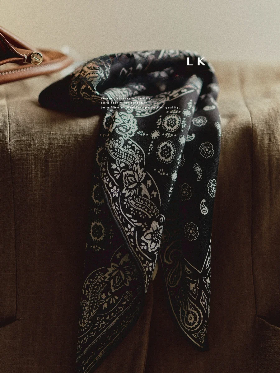 authentic-silk-scarf-women's-00-silk-banachiff-20-momme-netie-high-end-feeling-square-scarf-versatile-spring-summer