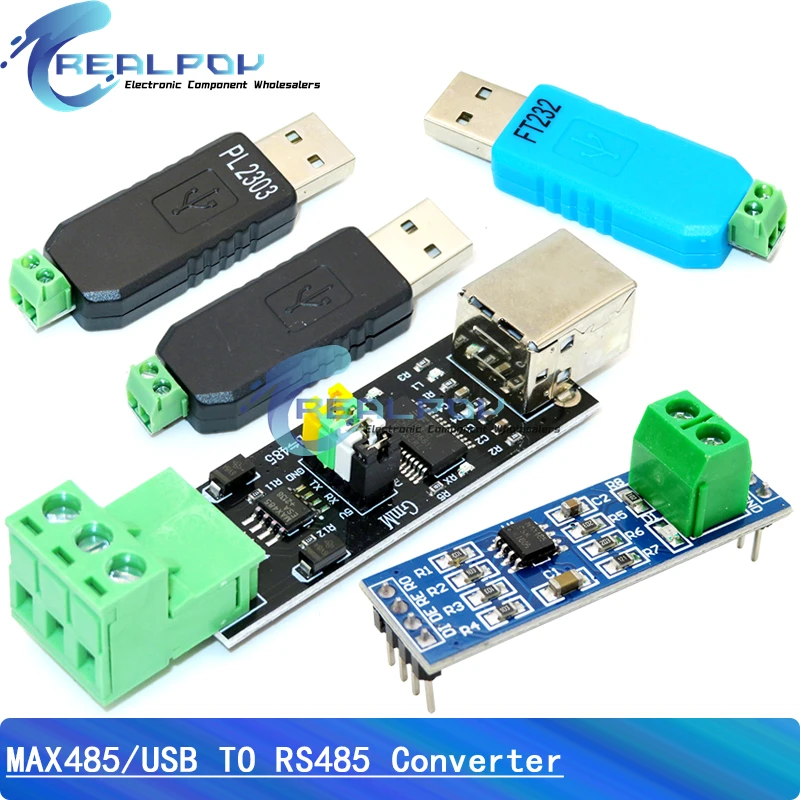 Konwerter USB 2.0 na TTL RS485 Adapter FTDI Moduł FT232RL Podwójna funkcja ochrony TTL Turn RS - 485 MAX485 RS485