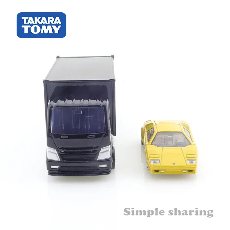 Takara Tomy Tomica Premium Transporter Lamborghini Countach 25th Anniversary Kids Vehicle Diecast Metal Model Cars Toys for Boys