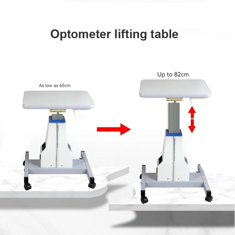 

Motorised Optometry Table Mobile Refractometer Lifting Platform Moveable Optical Instrument Computer Optometry Desk Equipment