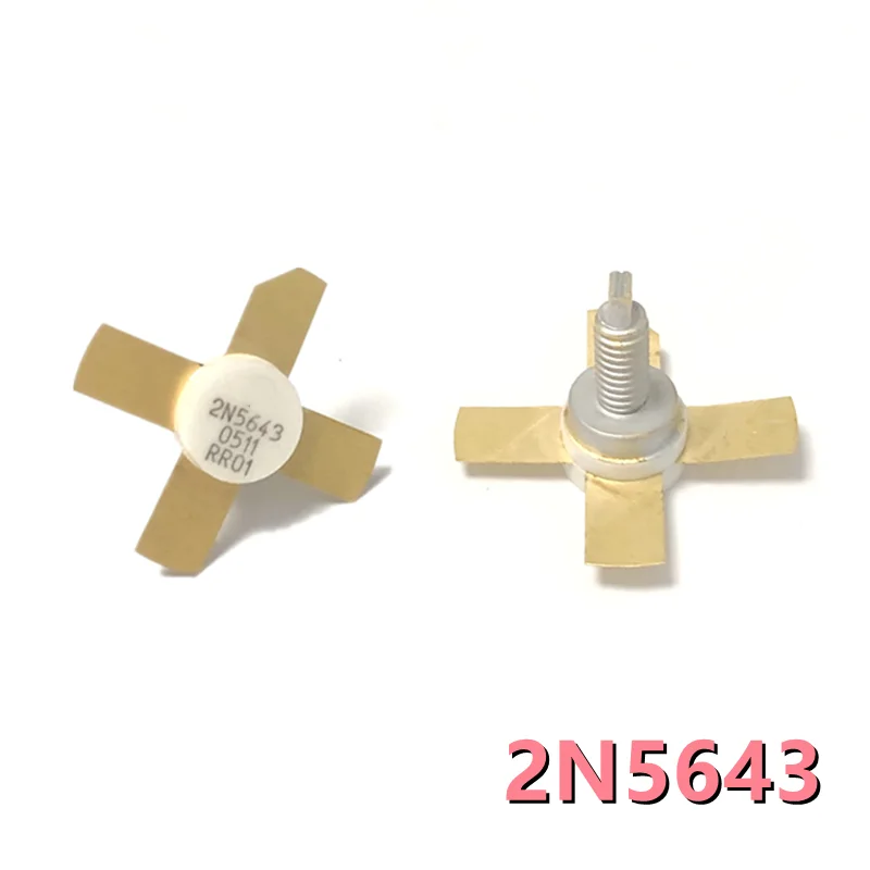 2N5643 (1piece) 40W RF Power Transistor 125-175MHz VHF NPN Silicon MT-72 for Broadband Amplifier, Original In Stock