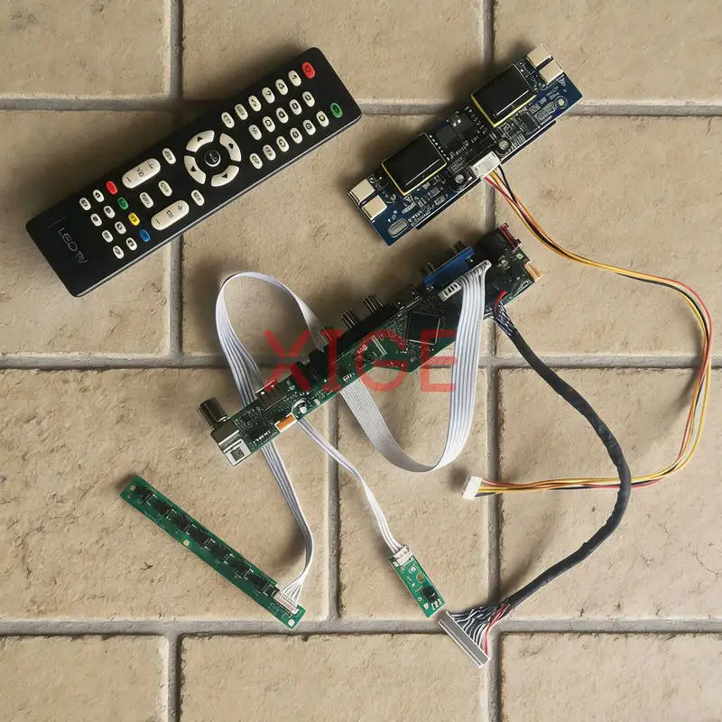 

Для M190E5 M190E1 MT190EN02 M190E3 комплект платы контроллера привода монитора DIY USB + AV + VGA + HDMI 4-CCFL 1280x1024 1280*1024 30-контактный LVDS