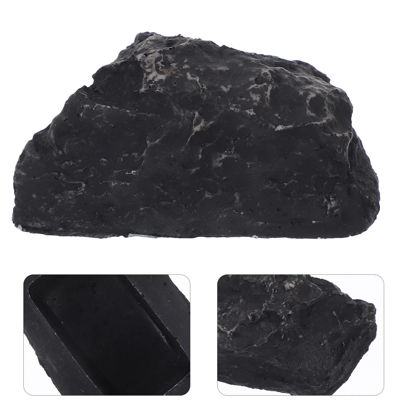 Simulated Stone Key Box Outdoor Fake Rock Key Holder Hidden Storage Weatherproof Key Safe Box Stone Shape Key Safe Rock