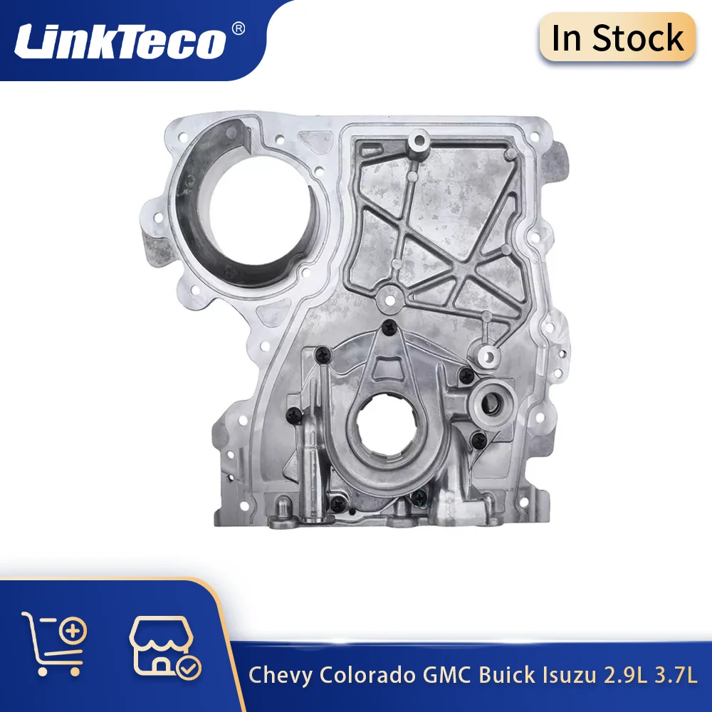

Engine Timing Chain Cover w/Oil Pump Fit 2.9 L 3.7 L for Chevy Colorado GMC Canyon Buick Isuzu 2.9L 3.7L 02-12 12628565 14235042
