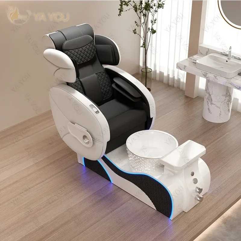 Pedicure Chair New SPA Spa Salon Pedicure Chair Foreign High-end Beauty Salon Space Capsule Nail Art Eyelash Massage Foot Massag