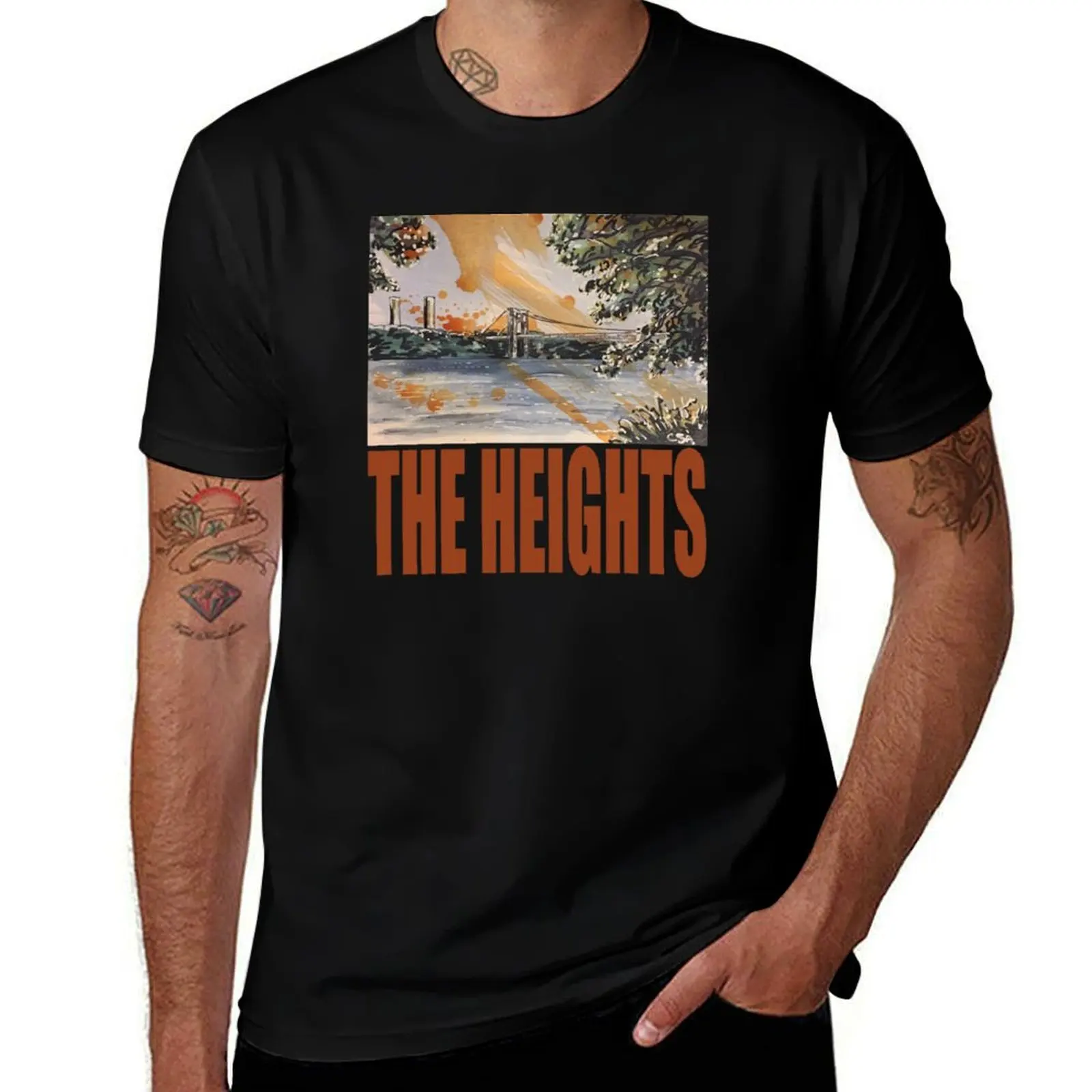 

for graphic T-Shirt man HEIGHTS man cotton t THE cotton black shirts package t plain man shirts t-shirt T-Shirt