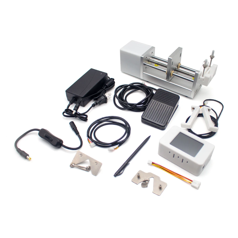 Laboratory Syringe Pump Set Aspiration Pump Micro Injector with Foot Switch and Limit Switch