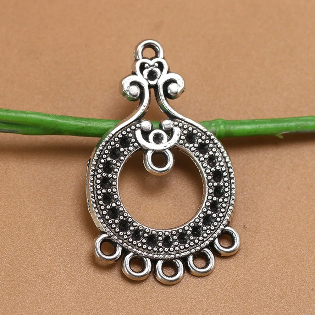 

30 Pcs Mirror Connector Alloy Pendant Charms Vintage DIY Jewelry Making Supplies Necklace Bracelet Earrings Crafts Projects
