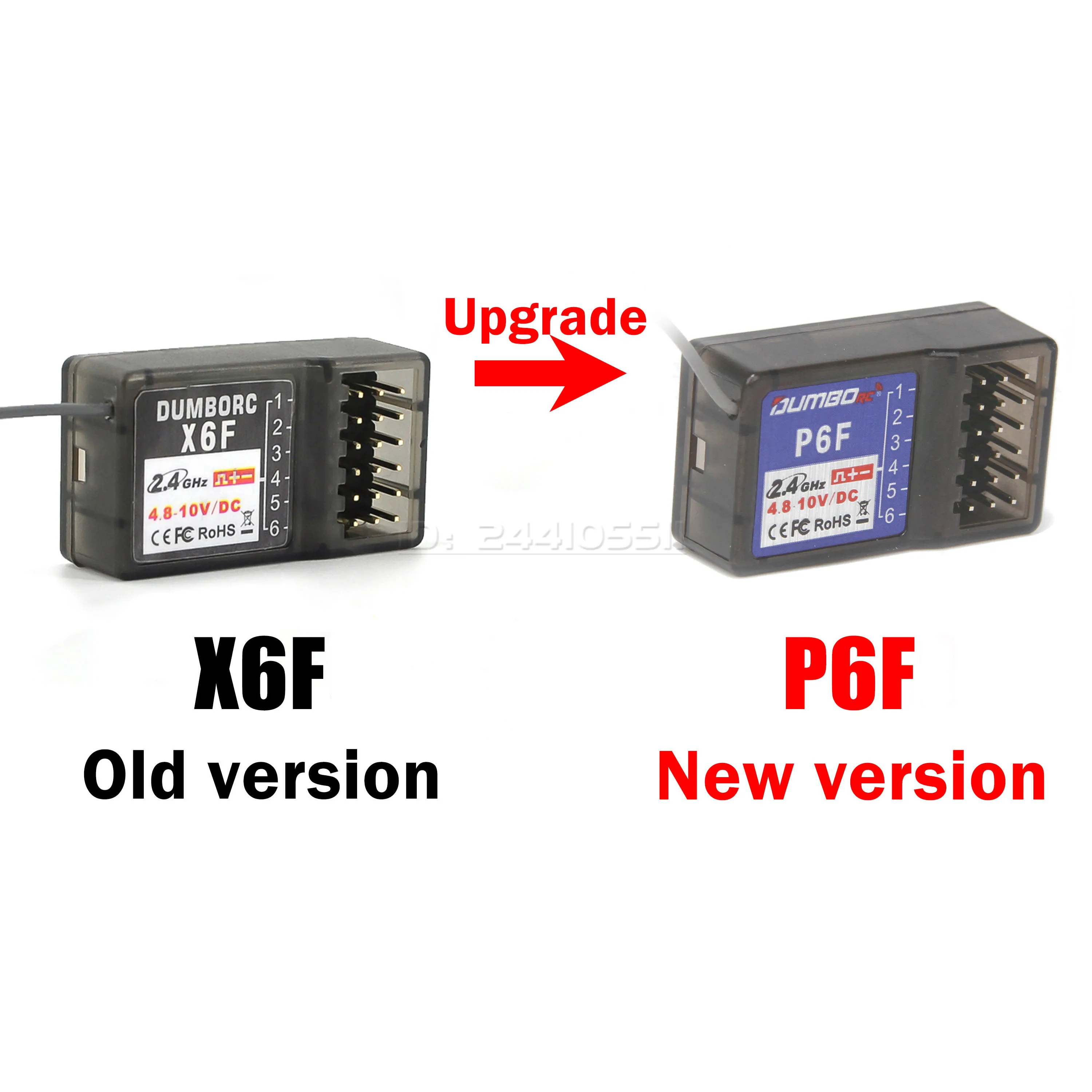 DUMBORC DDF-350 10CH RC Remote Controller 2.4G Digital Radio