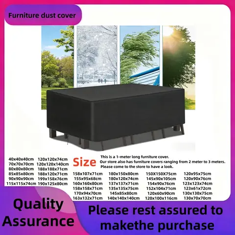 (15.7-78.3inch Length) size Outdoor patio garden waterprof set furniture set rain and snow chair set sofa table chair dust cover