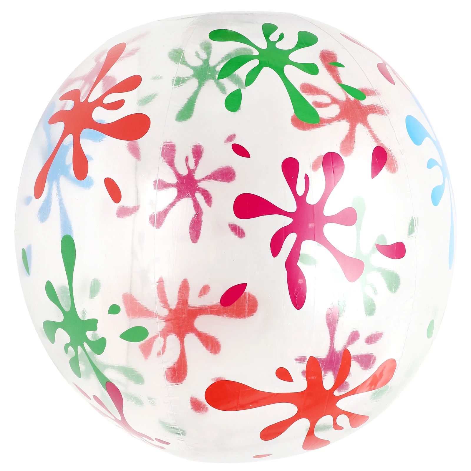Beach Ball Bouncing Inflatable Transparent Bouncy Large Kids Toy Stretch Outdoor