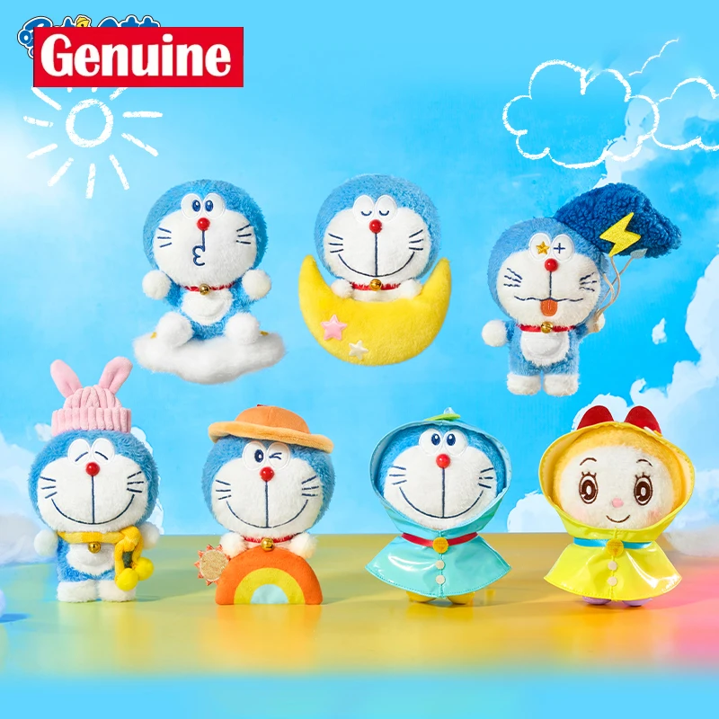 

Подлинная серия Doraemon Weather, слепая коробка, аниме, периферийная подвеска, модная загадочная коробка, игрушки, детские кавайные подарки на день рождения
