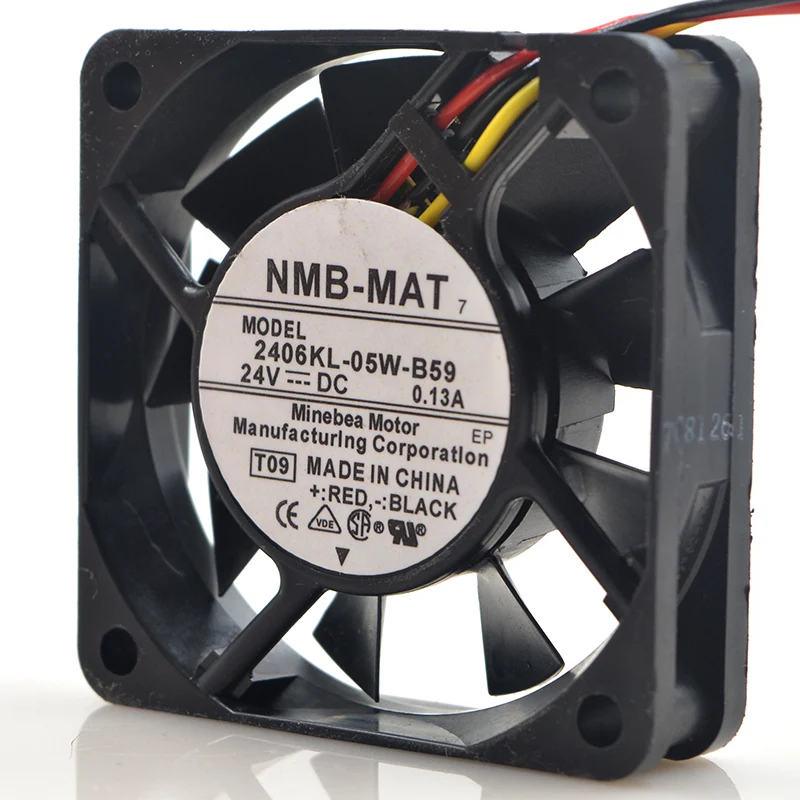 جديد الأصلي 2406KL-05W-B59 24V 0.13A 6015 60x60x15 مللي متر مروحة التبريد المبرد