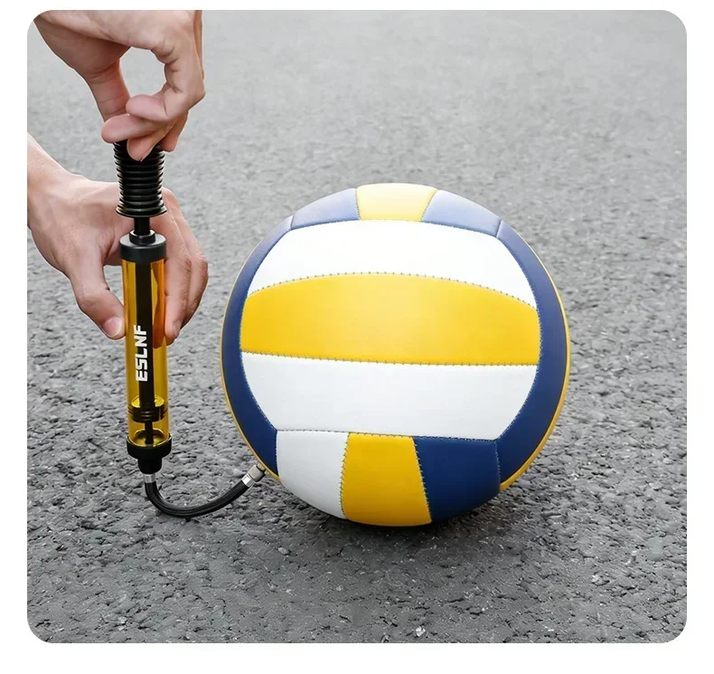 Tragbare Mini-Handballpumpe Hochdruck-Luftpumpe mit Nadel für Basketball, Fußball, Volleyball, Sportbälle, Luftpumpe – Detail 14