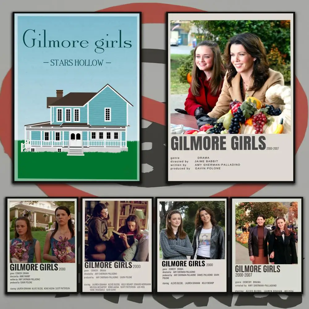 TV Drama G-Gilmore Girls Poster Wall Art Prints for Bedroom Living Room Office Home Decoration Hanging Artwork Gift