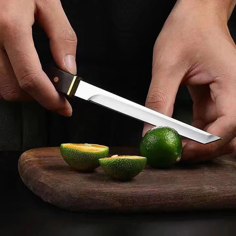 Utility Knife Slicing Meat Fruit Fish Knife Chef Cleaver Meat Chop Vegetable Kitchen Knives Hand Forge Boning Butcher Knife Tool