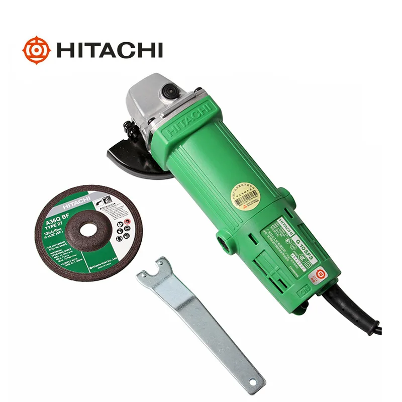 Amoladora angular Hitachi alta G10SF3, amoladora angular, pulido, rueda de lijado manual, renovación de corte, amoladora angular manual