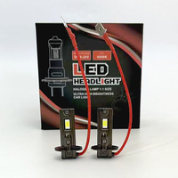 2Pcs H3 LED Headlight Bulb Canbus No Fan High Beam 6500K White Car LED Fog Light Driving Lamp DRL 12V