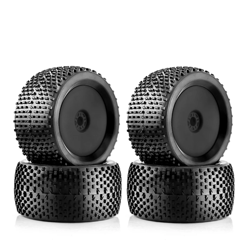 4Pcs 140Mm 1/8 RC Racing Car Off-Road Buggy Tire Wheel 17Mm Hex For ARRMA Traxxas Redcat Team Losi Kyosho HPI HSP