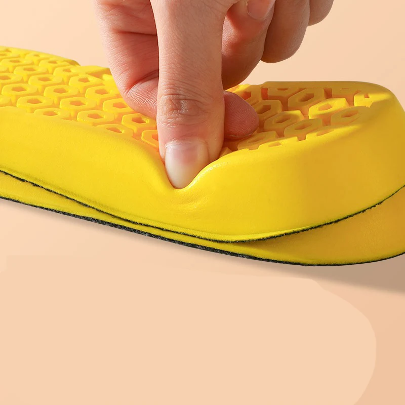 2PCS High Elasticity Latex Sport Insoles Shoe Pads Breathable Deodorant Shock Absorption Cushion Arch Support Insole Men Women image 6